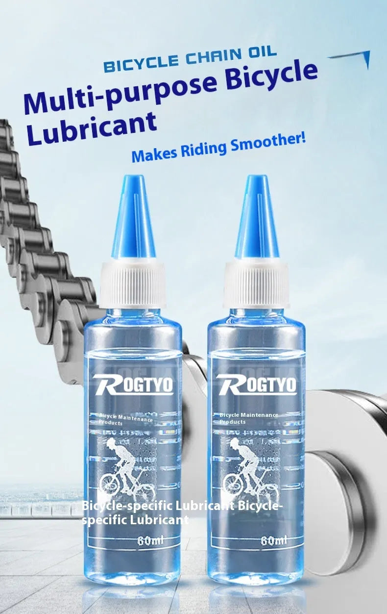 60ml bottle of bicycle chain lubrication oil for mechanical maintenance and rust prevention