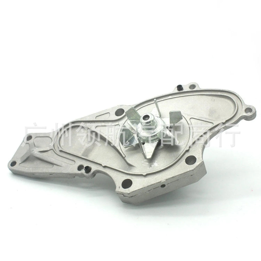 Truck engine belt and water pump replacement assembly kit with metal components