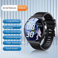 Black and white Fashion Personality Video Smart Watch showing 1.28-inch screen on a wrist.