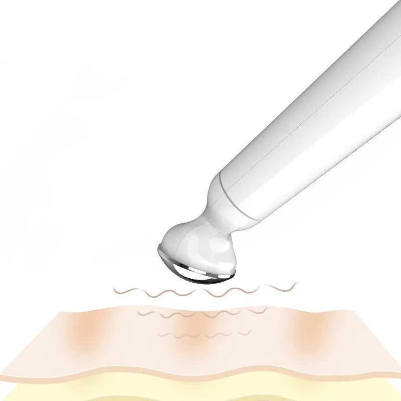 Tightening beauty instrument with USB charging and blue, green, and red light modes for home neck wrinkle care.