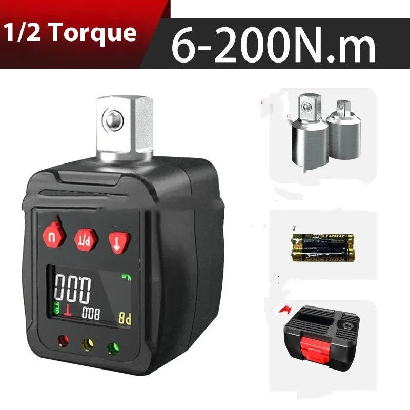 Digital torque meter with 1/2-inch drive and 200Nm capacity