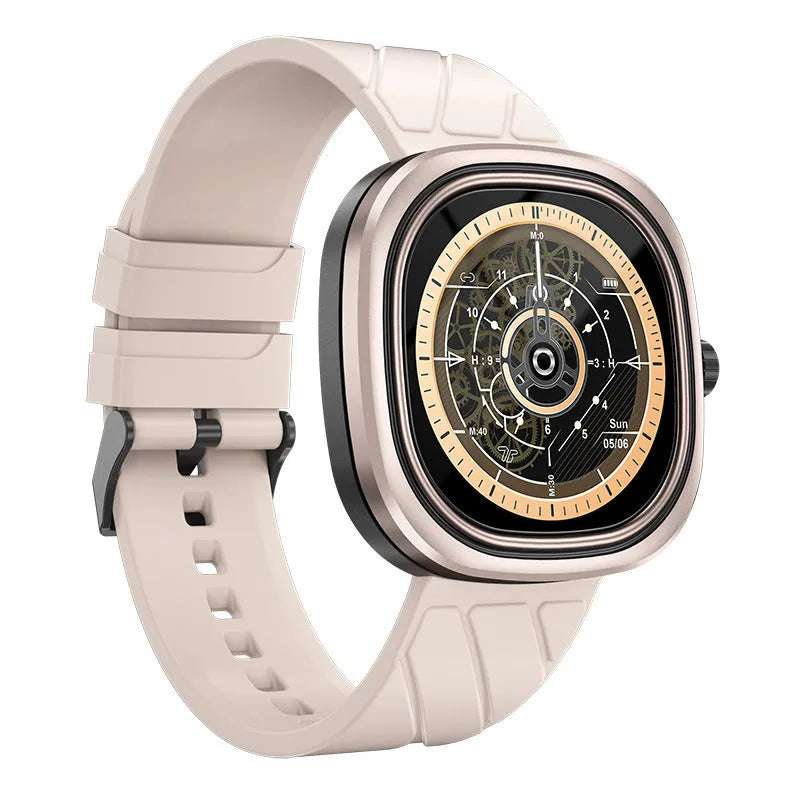 Fashion Bluetooth smart bracelet sports watch with colour touch screen on a silicone wristband.