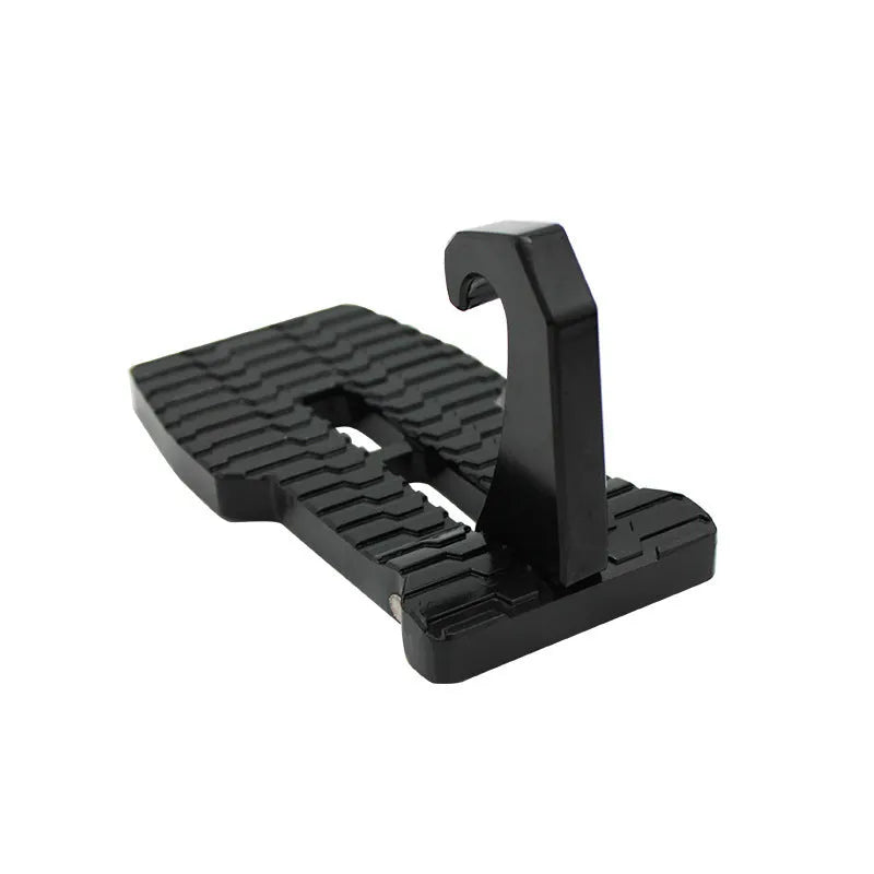 Foldable aluminium alloy car door step ladder auxiliary pedal for roof access and luggage loading
