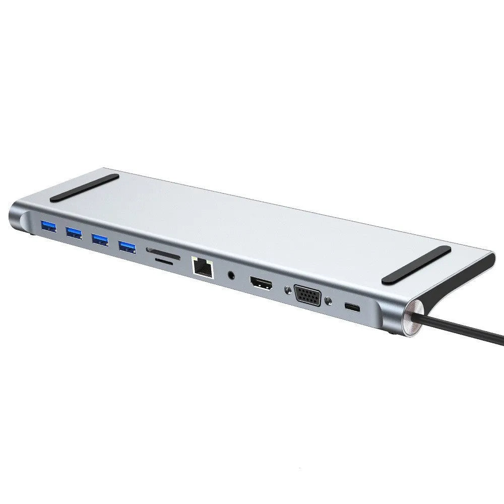 11-in-1 USB multi-port extender hub for MacBook with Type-C interface