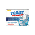 Box of toilet cleaning powder with four sachets, for removing urine stains and odours.