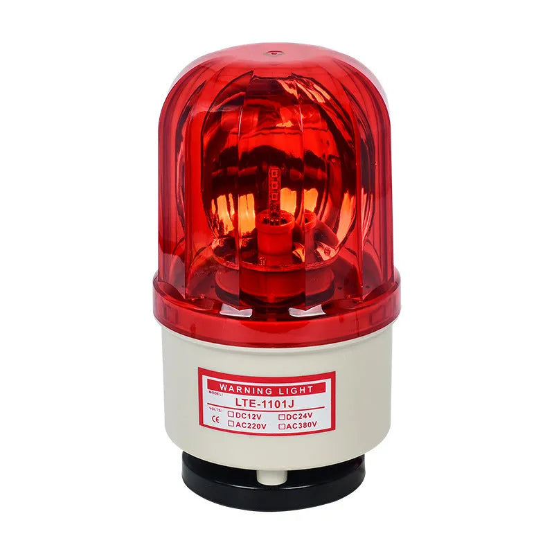 LTE-1101J industrial warning light with rotating alarm in red yellow green colours