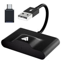 Car wired to wireless Android system adaptor for Android Auto conversion in black and white colour options
