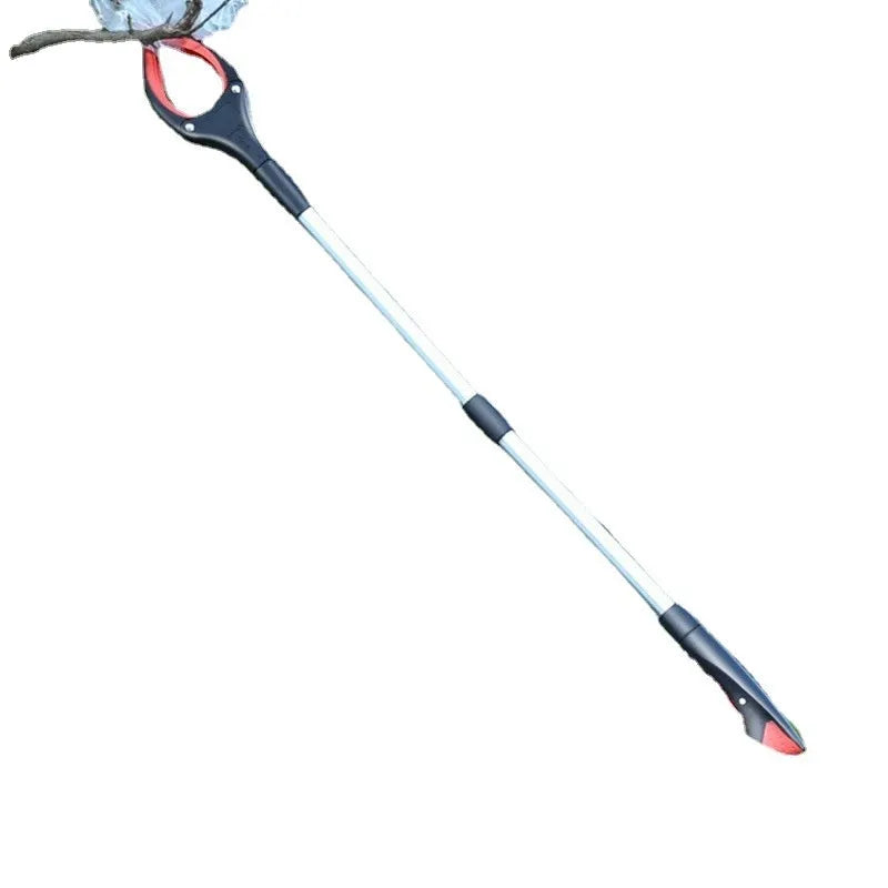 Blue plastic and aluminium alloy sewer pliers trash clip for closing rubbish bags