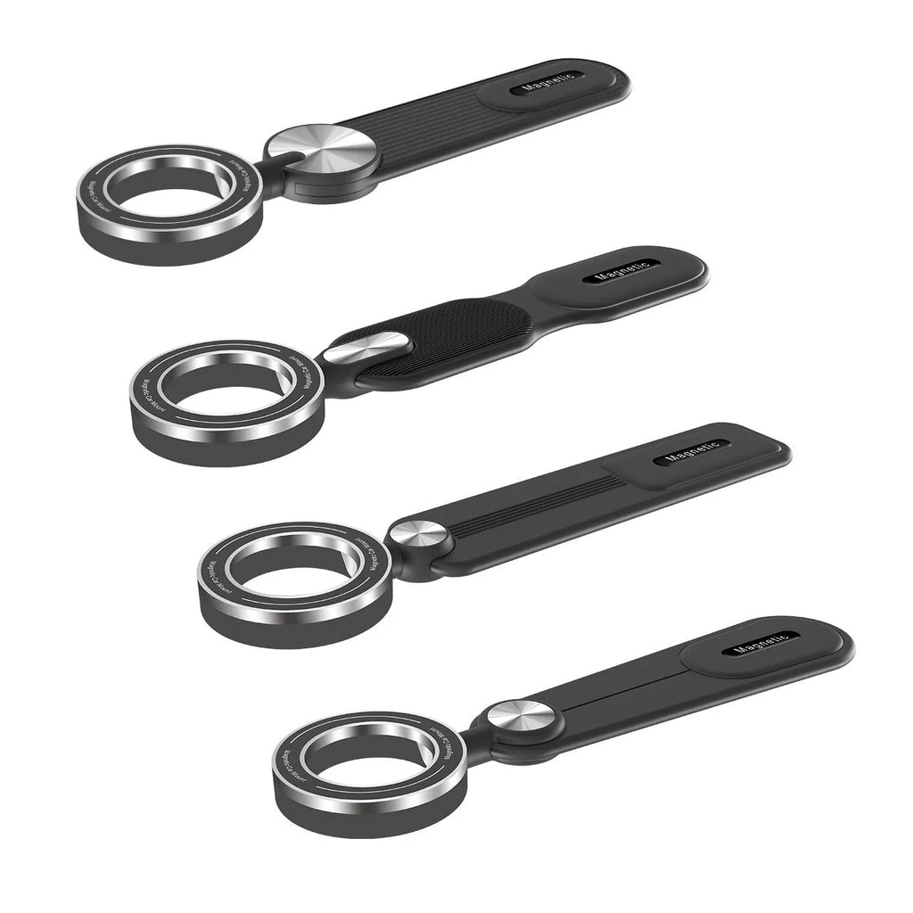 Car magnetic phone holder with folding design in RT025 Classic Edition mounted on vehicle air vent