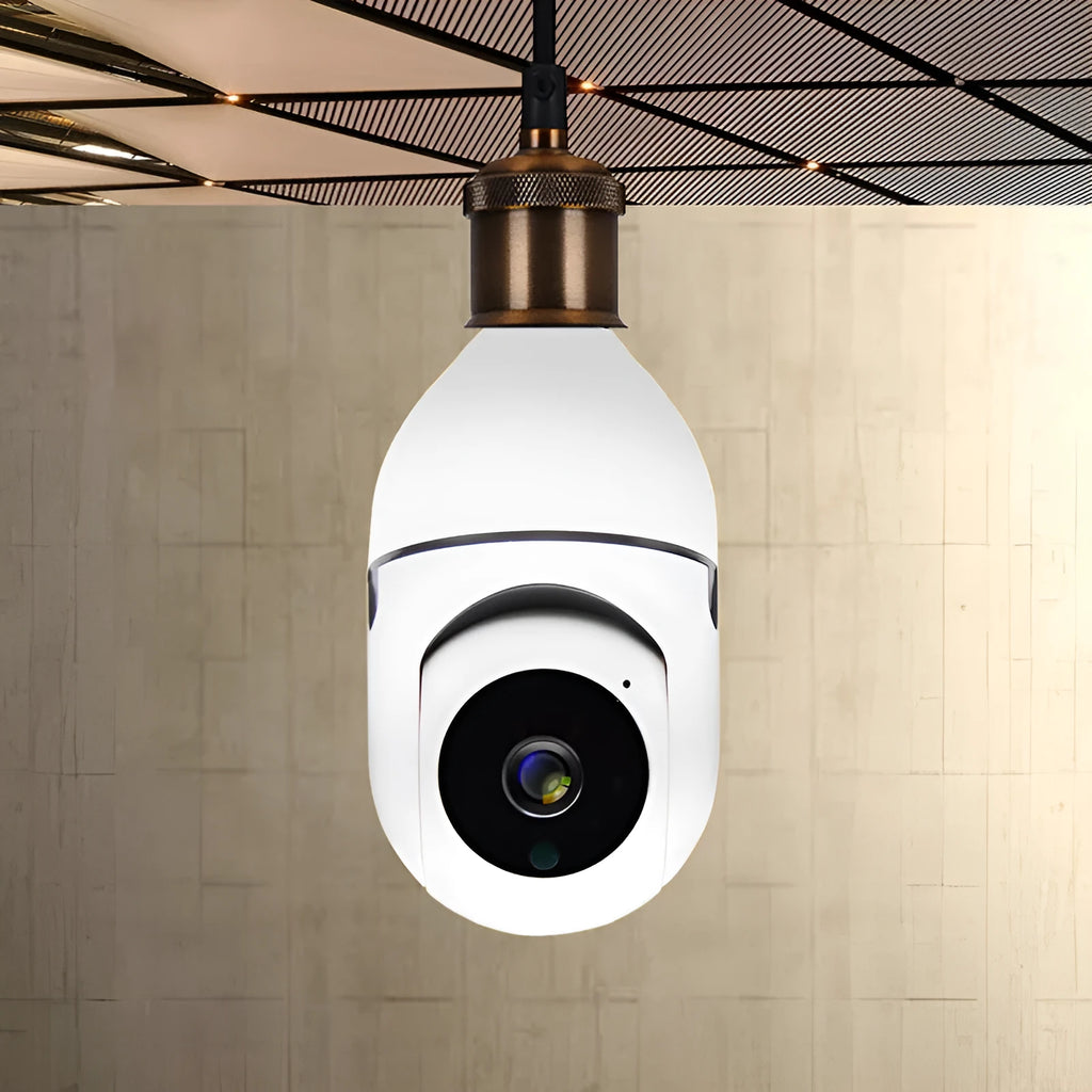Yilot bulb shaking head WIFI security camera 1080P white ABS for home indoor monitoring