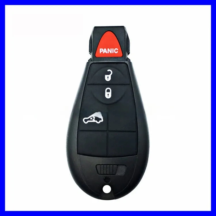 Dodge Chrysler key shell replacement case with ABS brass construction, dimensions 85mm by 42mm by 15mm