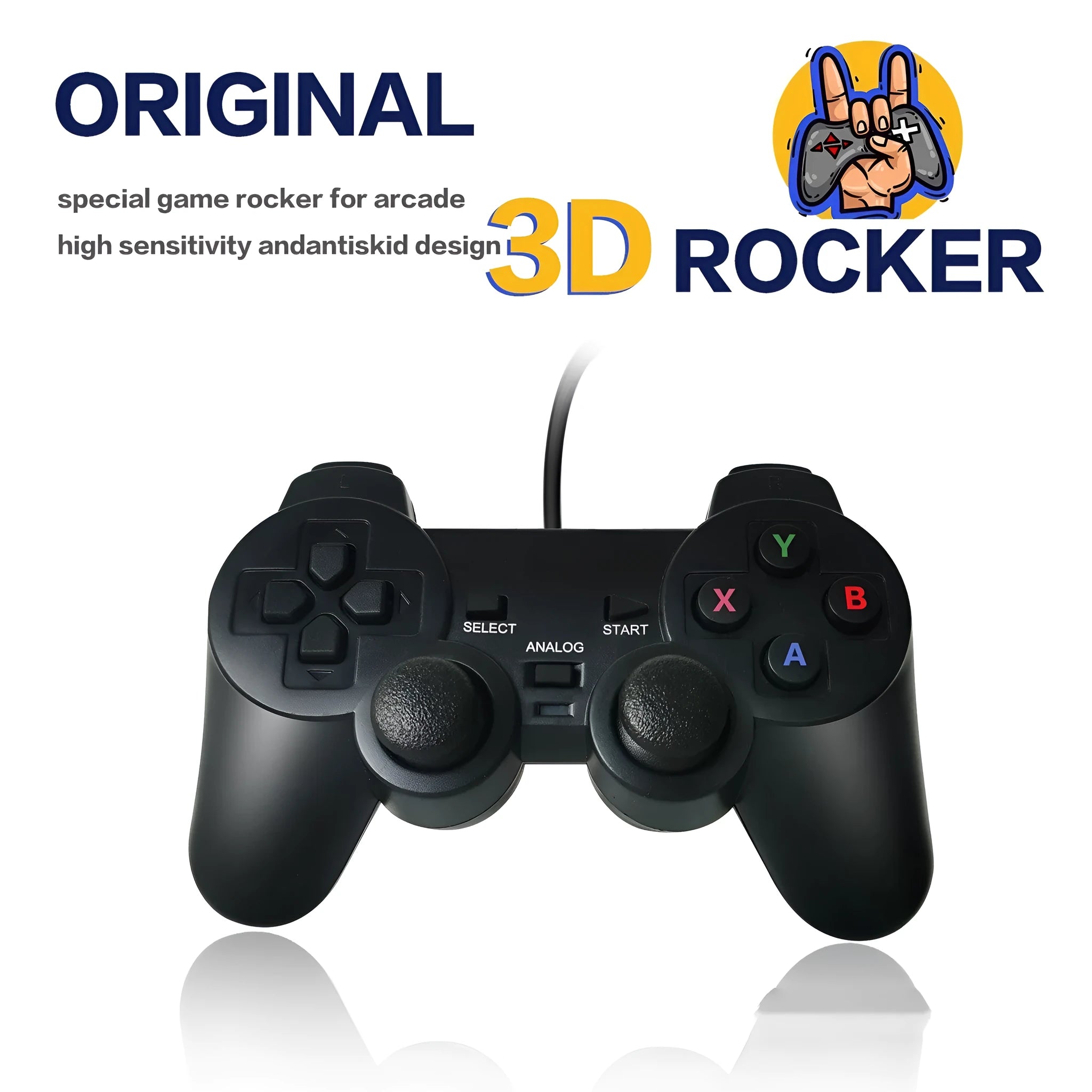 Super ConsoleX Xpropowky wired USB game controller with AC original handle design