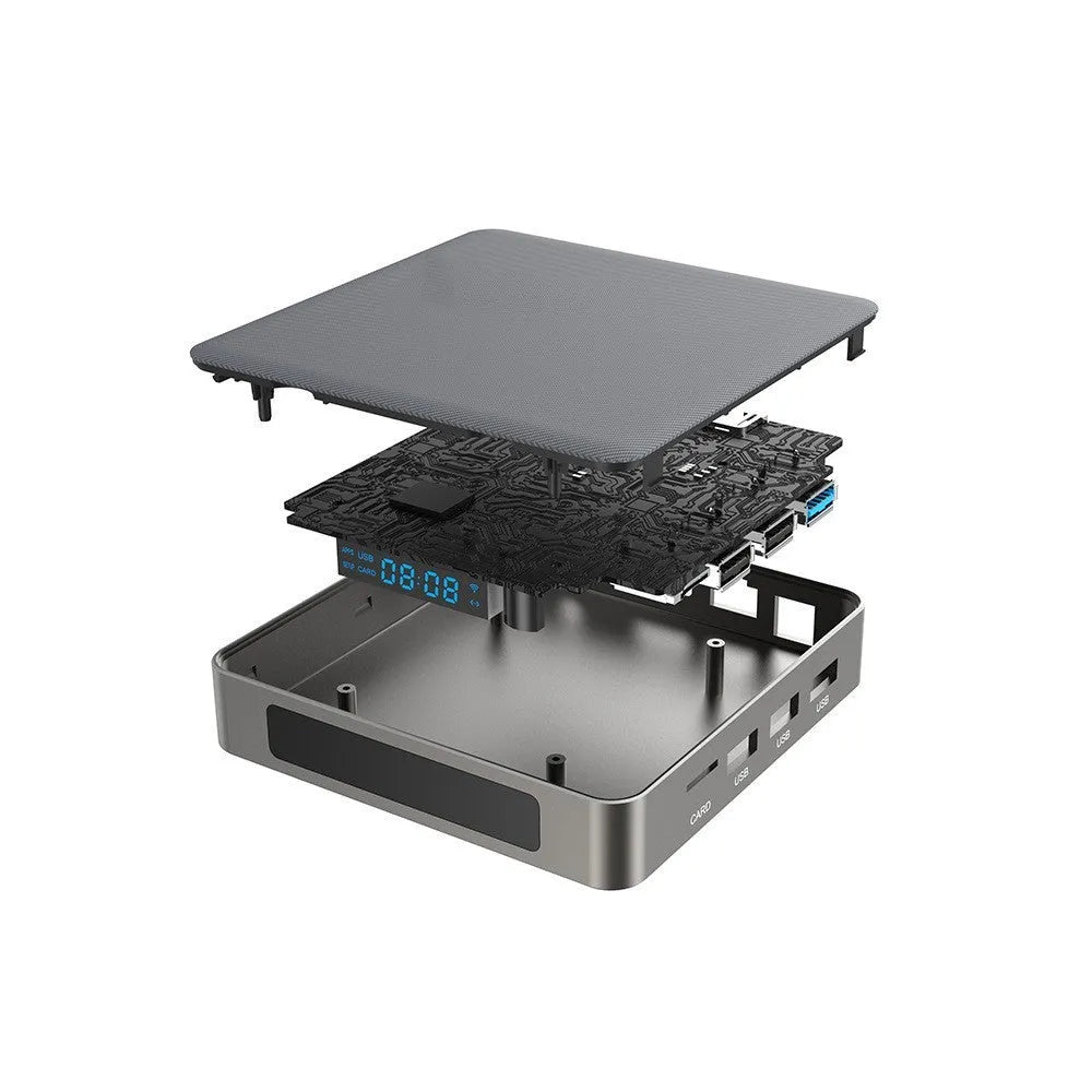 Android TV set-top box with 8K resolution support and Bluetooth connectivity