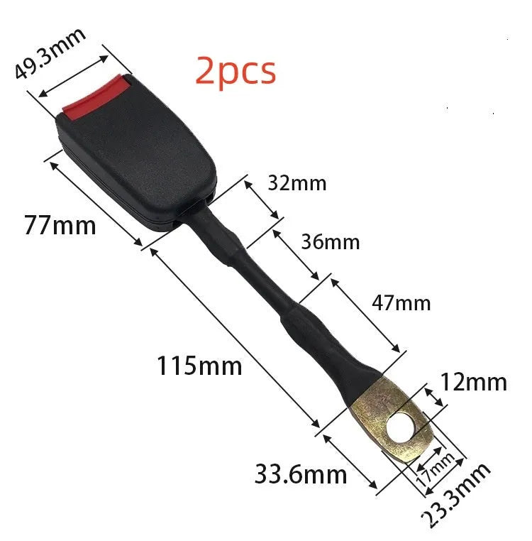 20cm steel wire car seat belt buckle replacement component
