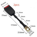 20cm steel wire car seat belt buckle replacement component