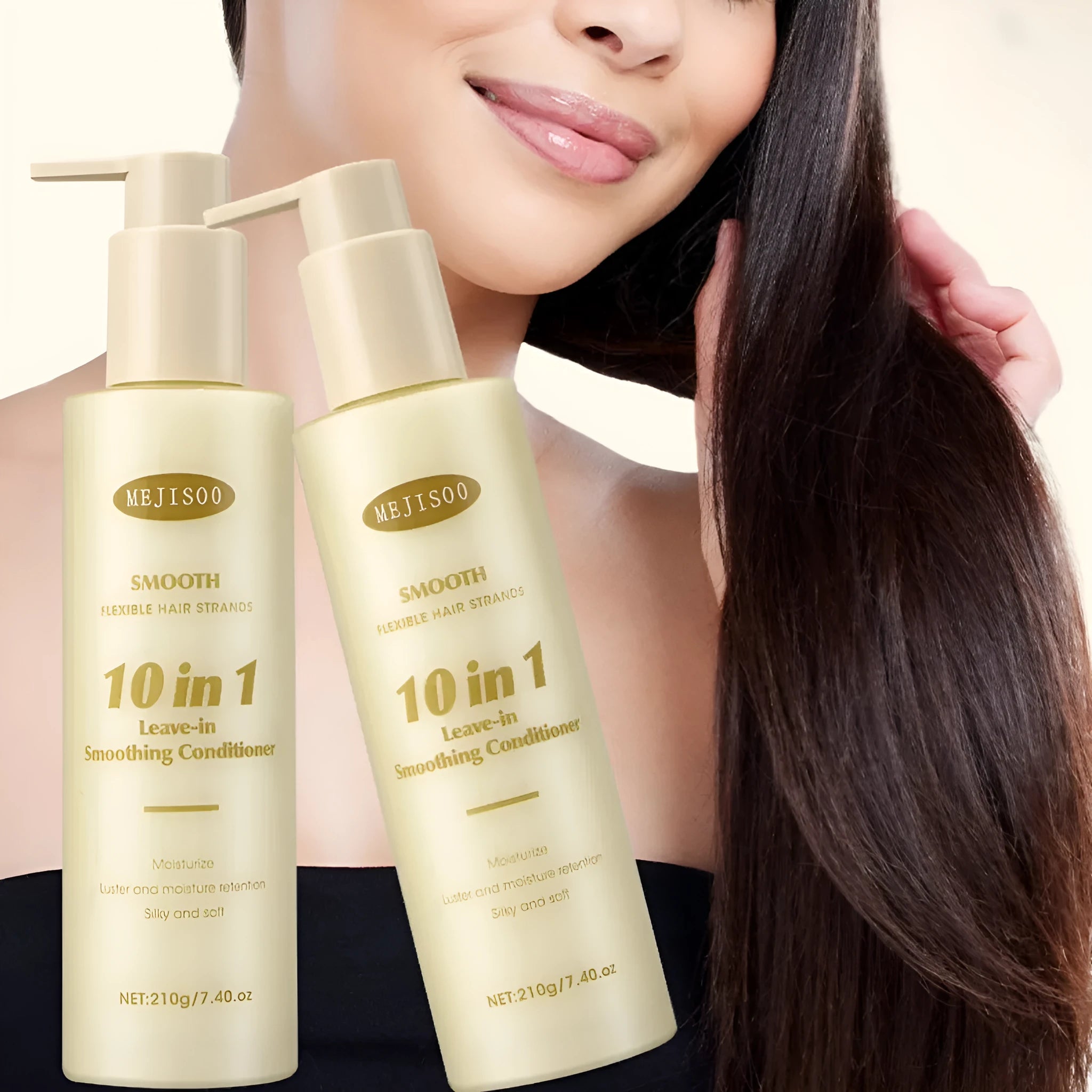 210g bottle of wash-free soft 10-in-1 hair conditioner for women's hair care