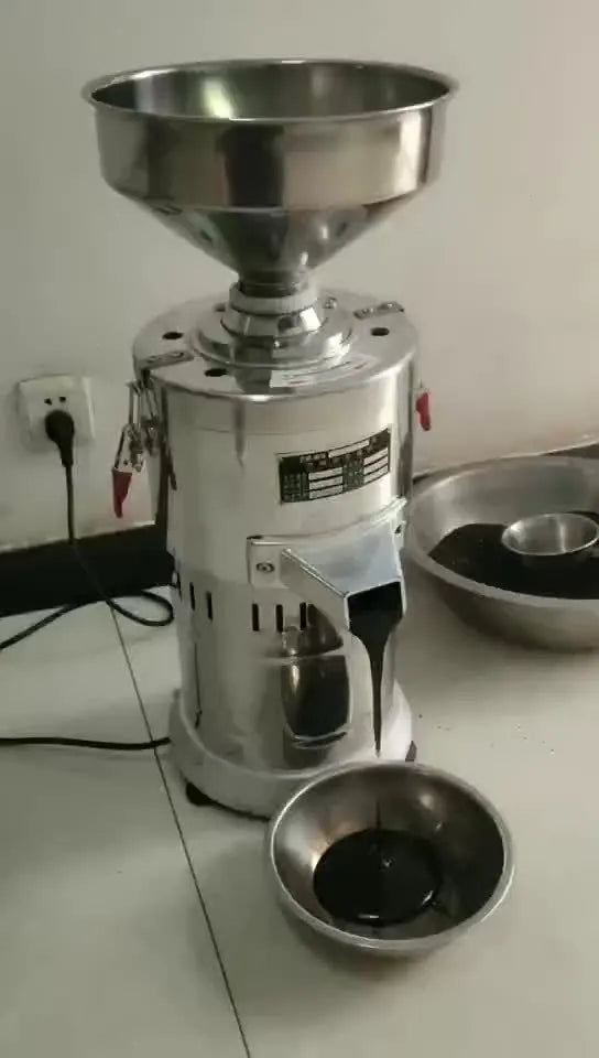 Stainless steel electric sesame paste grinding machine for home kitchens