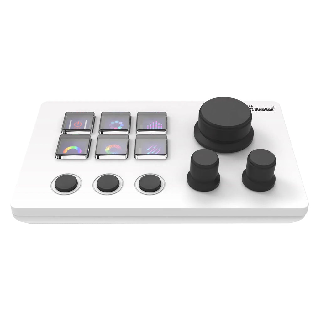 Visual Keyboard N3 silicone USB keypad in black and white with 2m cable and mounting bracket