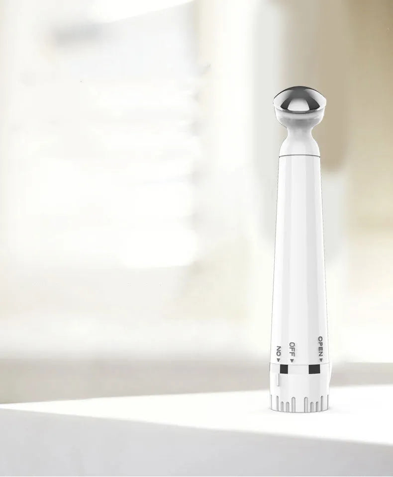 Tightening beauty instrument with USB charging and blue, green, and red light modes for home neck wrinkle care.