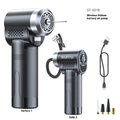 ST-5518 wireless air pump with inflatable pipe, charging cable, and nozzle accessories