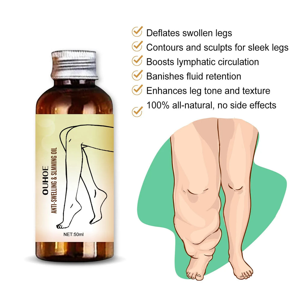 50ml bottle of moisturising body massage essential oil with botanical extracts