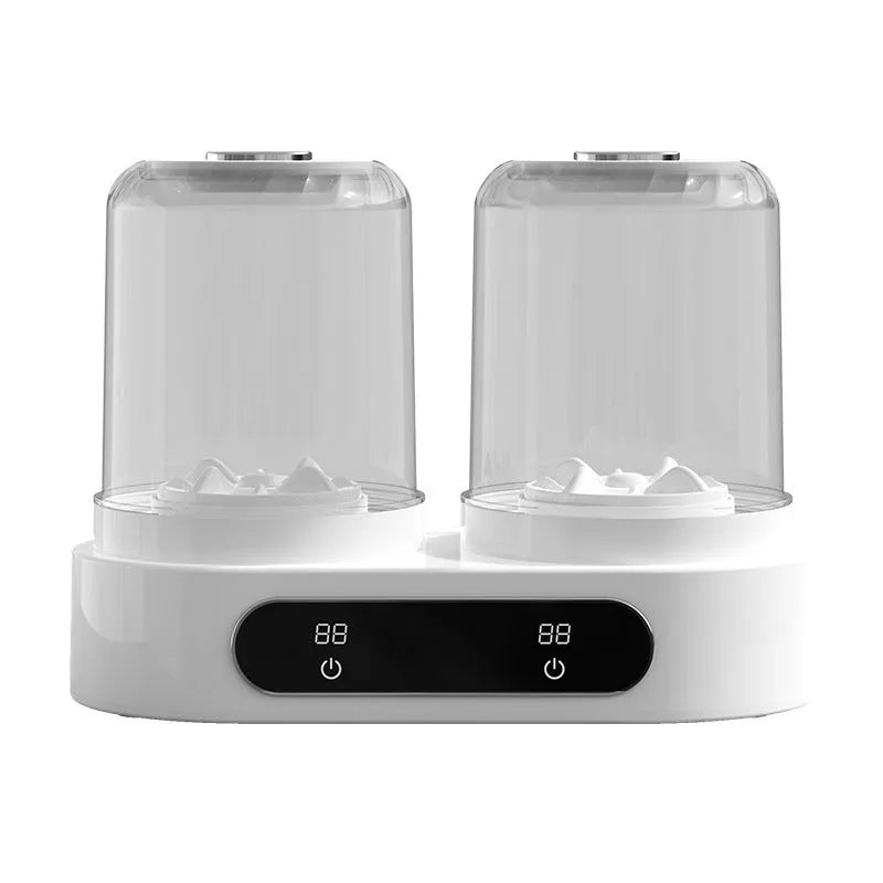 White double bucket USB mini washing machine for underwear and delicate laundry