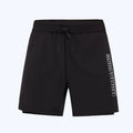Men's white top and swim trunks set for beach swimming and water sports