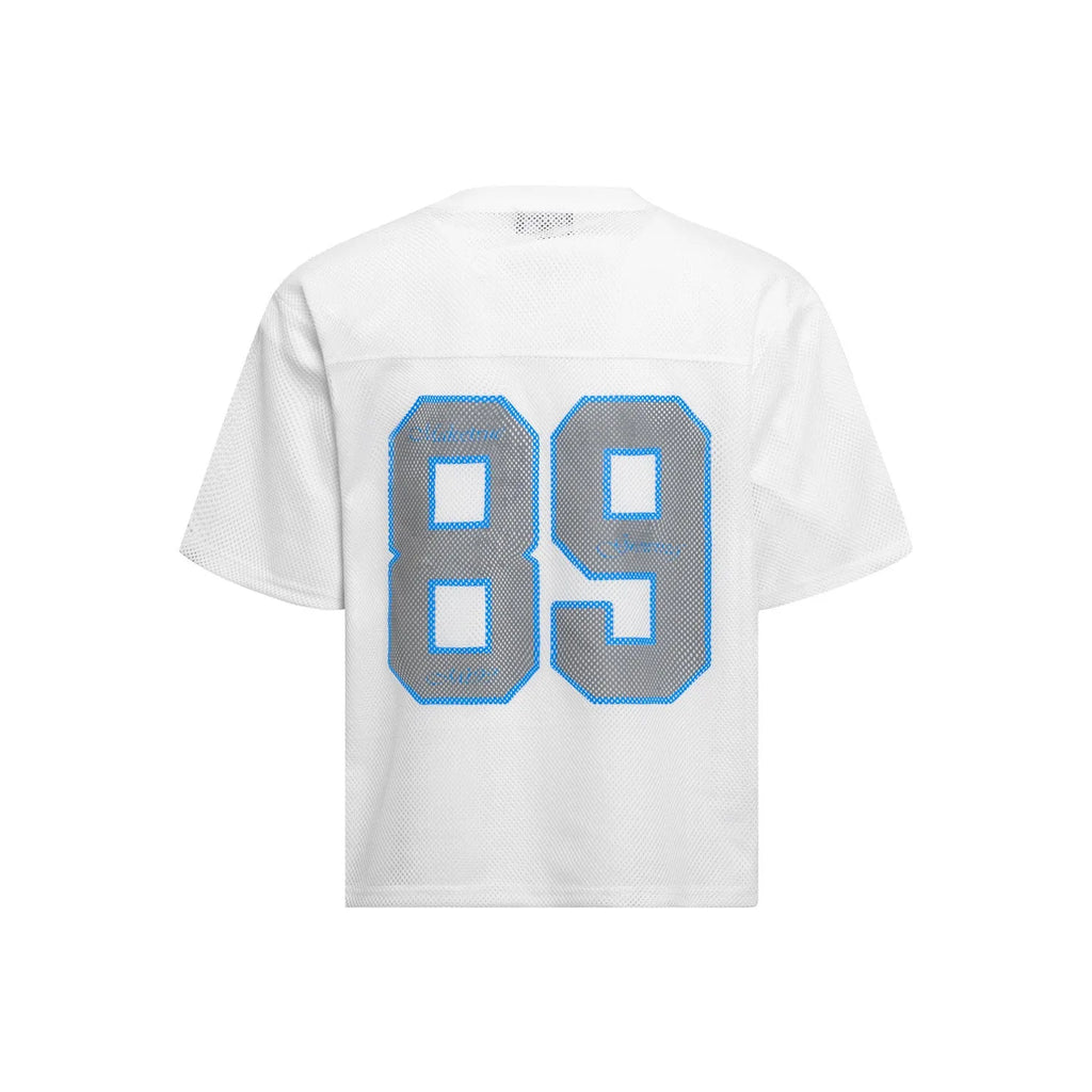 Men's loose-fitting black and white t-shirt with regular sleeves for casual leisure wear