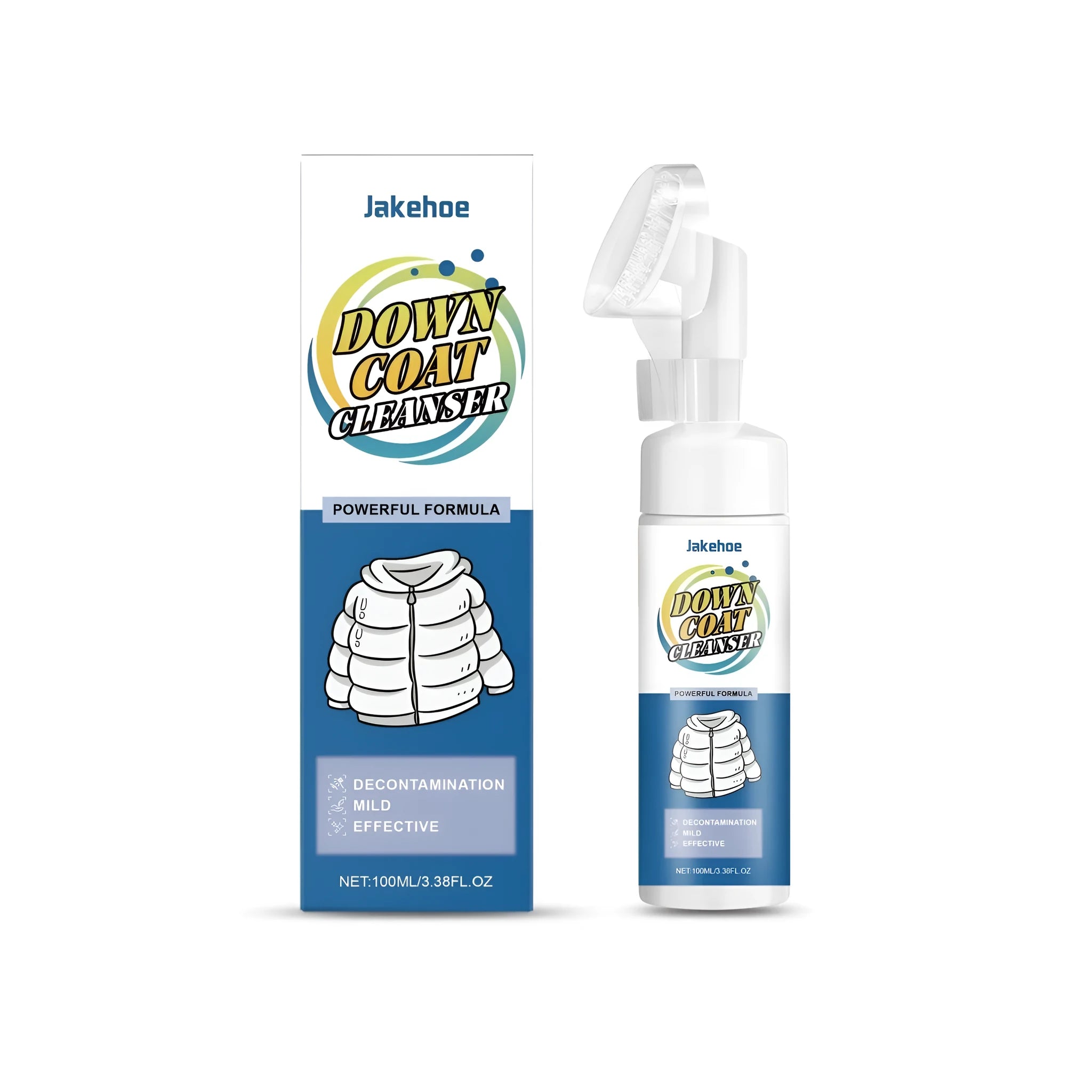 100ml bottle of down coat cleaning fluid and detergent for jackets.