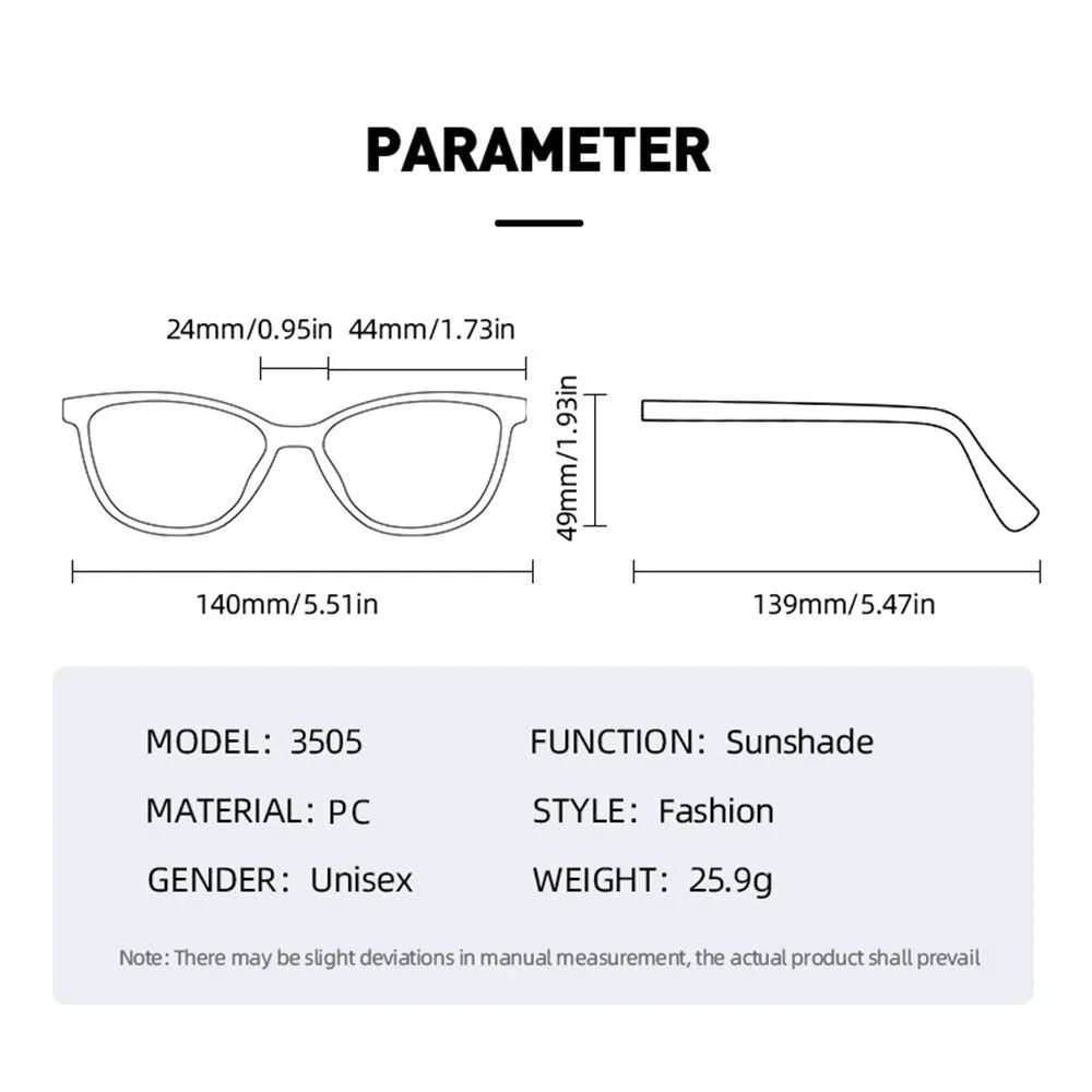 Round rim sunglasses with transparent frame and tinted lens in various colour combinations