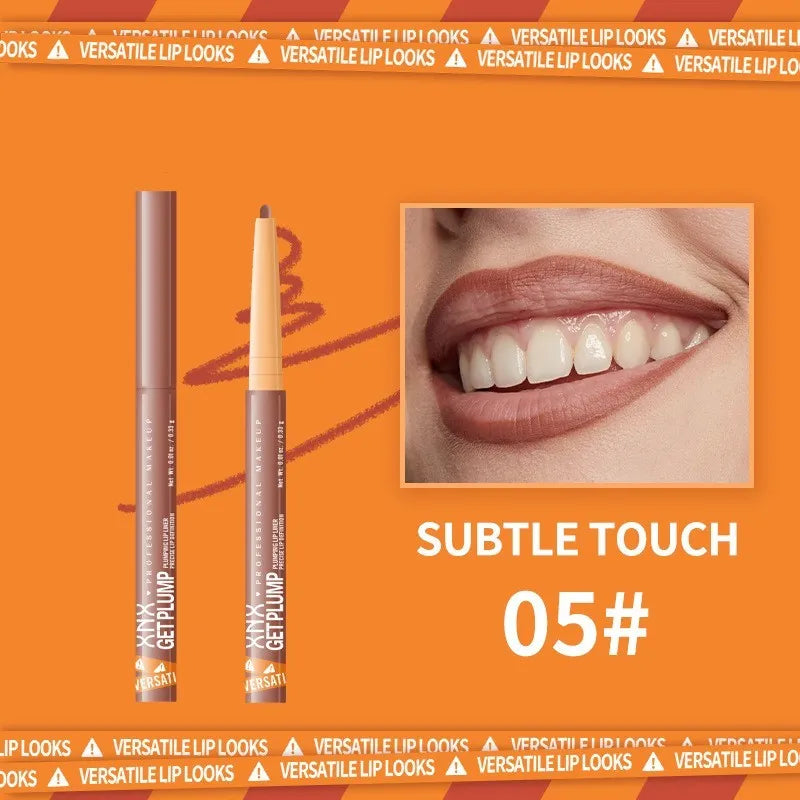 12 colour rotation lip liner set in shades from DUCKING CLEAR to DOUBLE DOSE with 3.5g each