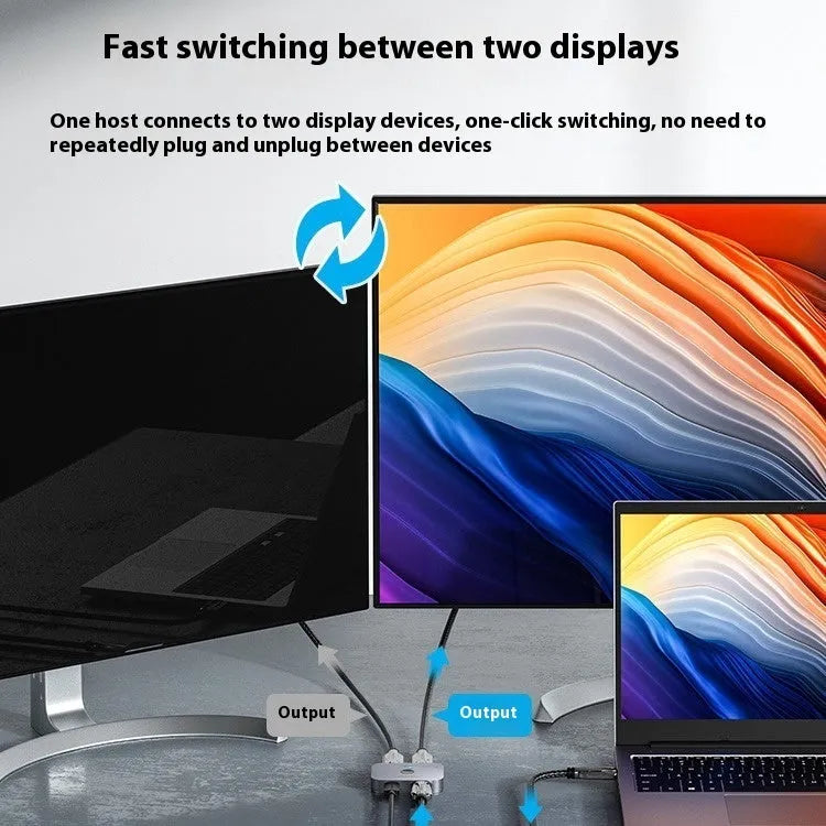 Alloy HDMI to VGA and audio converter with black or grey finish for computer to television connection