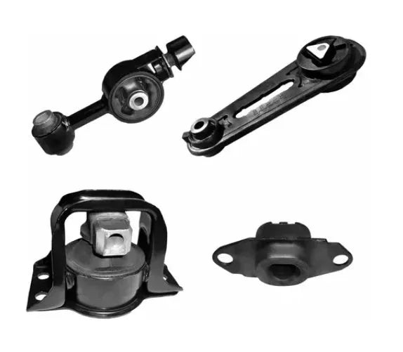 4-piece alloy engine bracket set for Nissan Sylphy Tiida 1.8 2006-2018 on white background