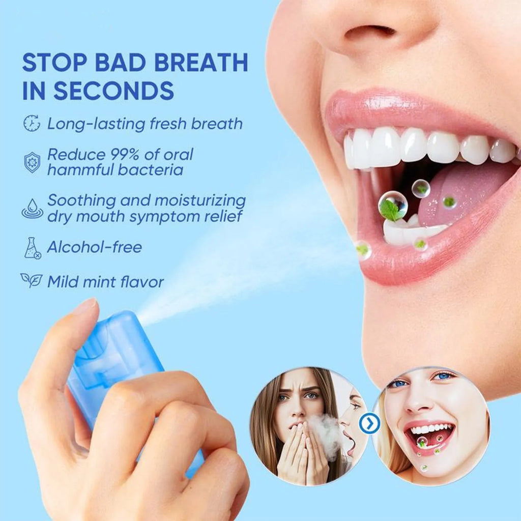 Portable oral spray for men and women in oral spray colour, single unit for dating