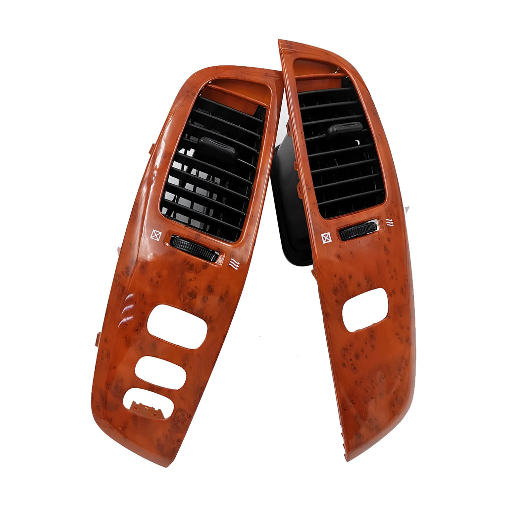 Peach wood coloured ABS plastic air outlet panel for covering wall and ceiling vents