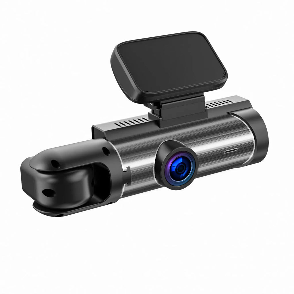 Dual-lens HD 3.5-inch driving recorder with 150-degree wide angle and night vision for car safety