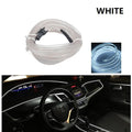 Six-metre long USB-powered LED light strip for car interior ambient lighting in various colours.