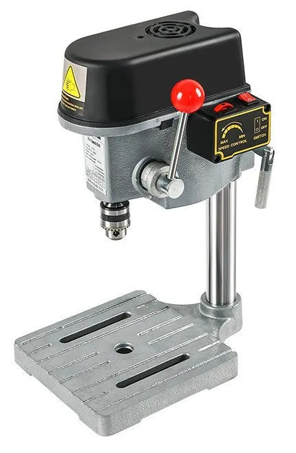 1050W bench drill and milling machine with cross bench pliers on workshop bench