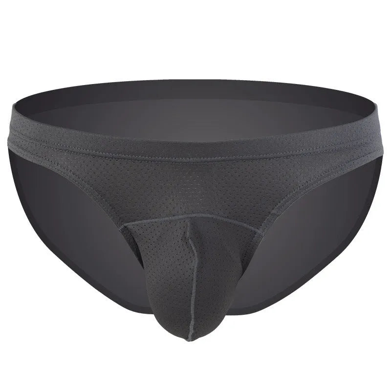 Men's transparent loose nylon underwear in five colour options