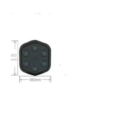 Black smart boxing machine with Bluetooth connection and EVA foam construction