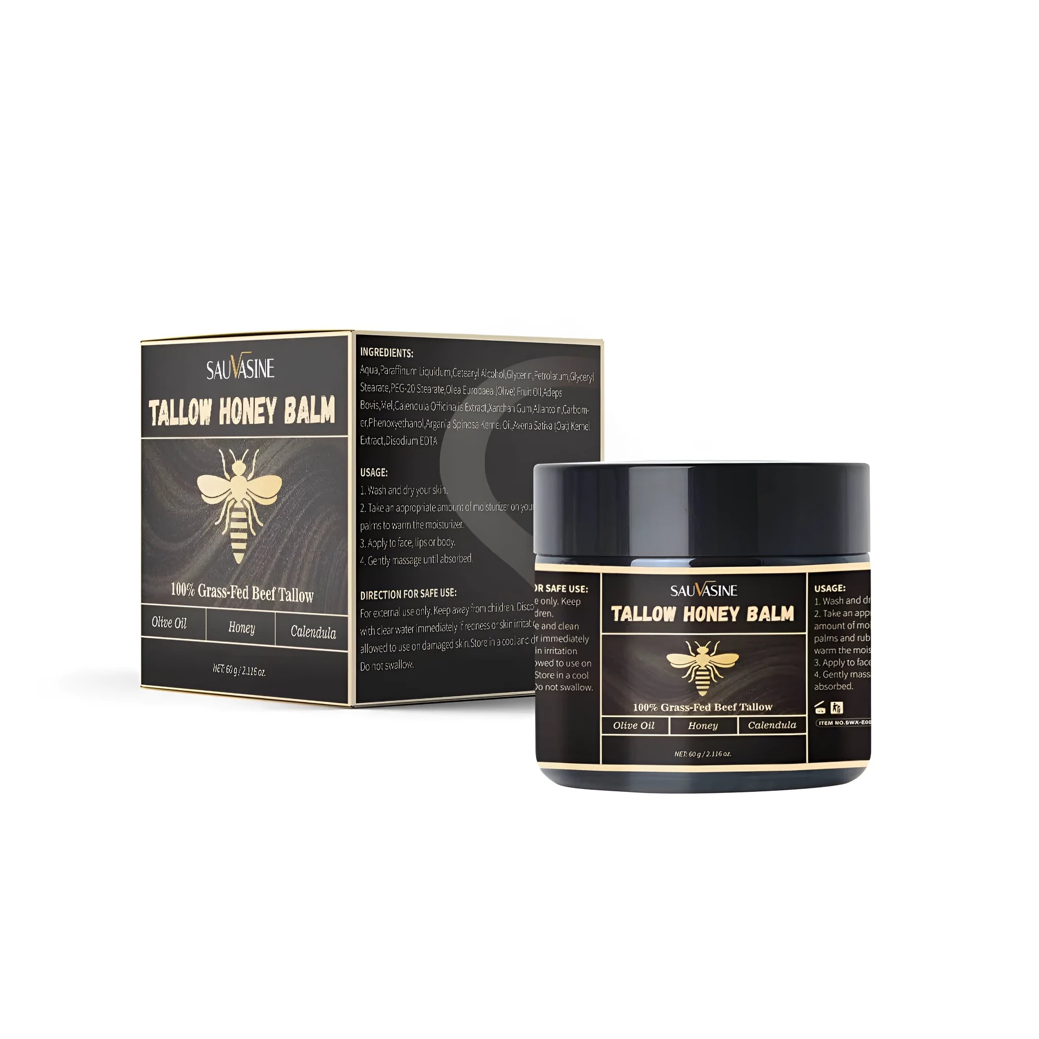 Butter and Honey Cream 60g jar for universal skin type moisturising