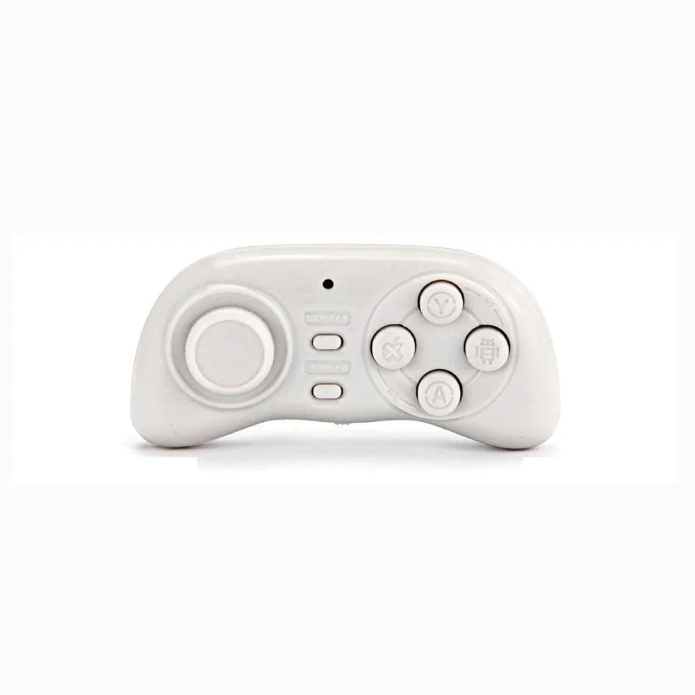 Mini Bluetooth smart gamepad in black, 75x34x18mm mobile controller with button layout