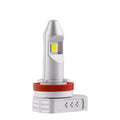 Super stable LED fog lamp bulb retrofit kit with aluminium housing and universal fit for multiple vehicle types.