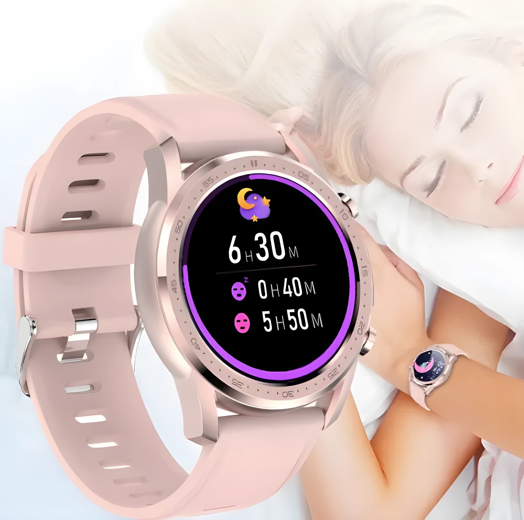 Youth2 smart bracelet with 1.3-inch touch screen in zinc alloy construction, black or grey colour options
