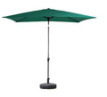 Outdoor garden balcony rainproof centre pole umbrella with tilt swing, khaki colour, 300x200cm canopy