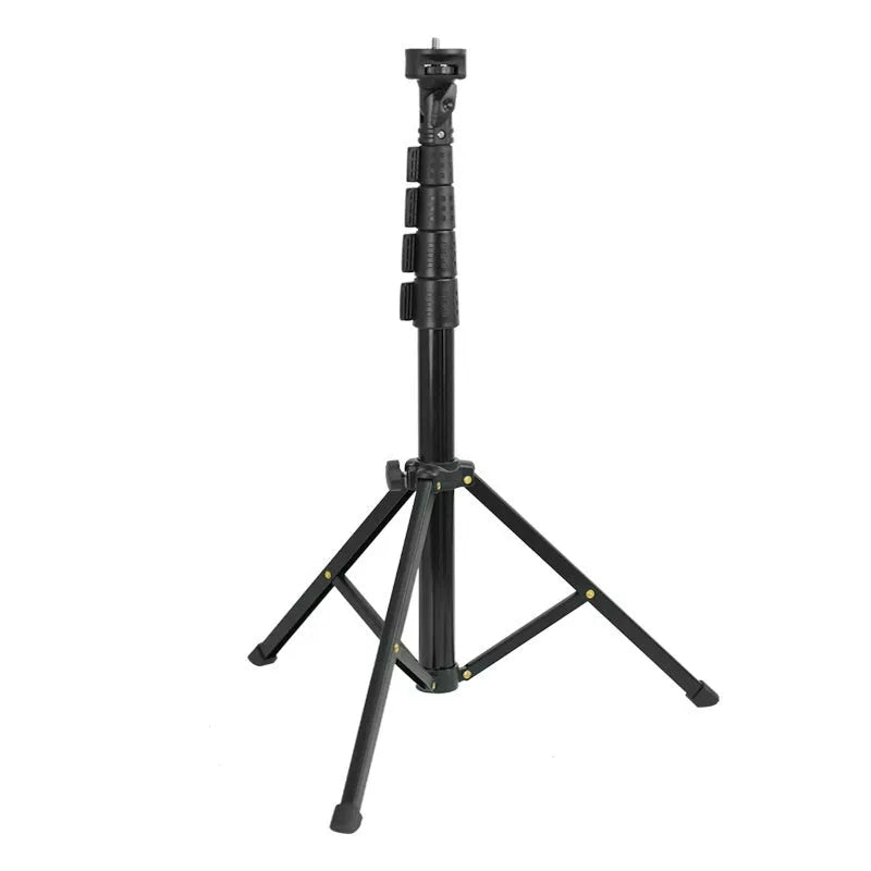 Aluminium Alloy Floor Retractable Selfie Stick Bracket 16m Shooting Stand Universal Phone Holder for Live Streaming and Photography