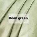 Solid colour silk duvet cover in plain weave construction, shown in bright brown