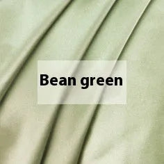Solid colour silk duvet cover in plain weave construction, shown in bright brown