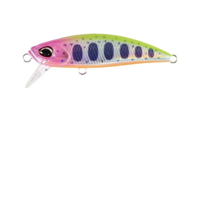 Japanese Submerged Mino soft plastic fishing lure, 48mm length, shown in one of fourteen available colours.