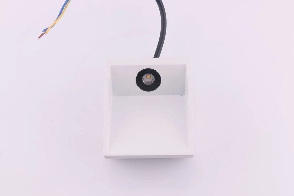 Frameless waterproof magnetic intelligent induction wall lamp in rectangular style with aluminium alloy shell